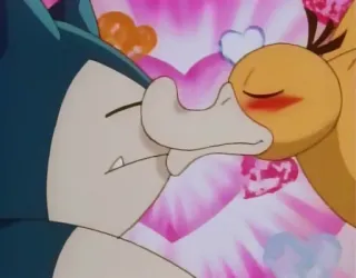 😚 pokemon, liefde, zoenen, anime, hart telegram sticker