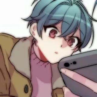 💬 Anime, Manga, Personaje, Ilustración telegram sticker