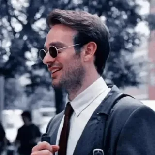 🌟 Daredevil marvel, daredevil, super-héros, matt murdock telegram sticker