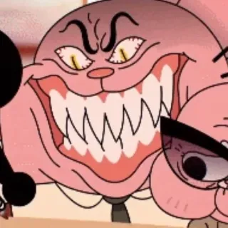 😈 Cartoon, Lustig, Wütend, Seltsam, Animation, Meme whatsapp sticker