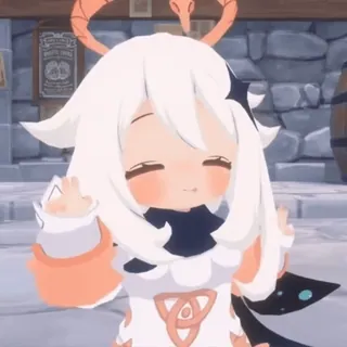 ☺️ Paimon Genshin Impact animé, Paimon, Genshin Impact, mignon, kawaii, personnage de jeu vidéo telegram sticker