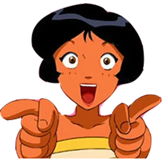 🔫 Alex Totally Spies! kartun, mata-mata, gadis, animasi, Alex telegram sticker