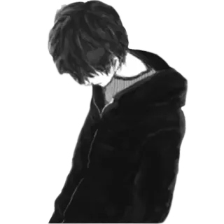 😣 Anime, Junge, Traurig, Emo, Manga, Einsam whatsapp sticker