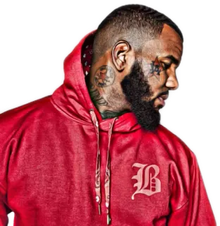🔫 The Game rapper, muzikant, beroemdheid, hip hop artiest, portret telegram sticker