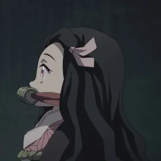 🌸 Nezuko Kamado Demon Slayer Аниме, Клинок, рассекающий демонов, Незуко, Милый, Манга, Япония telegram sticker