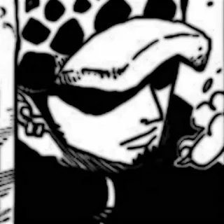 🗯 Trafalgar Law One Piece Anime, One Piece, Trafalgar Law, Nhân vật, Manga telegram sticker