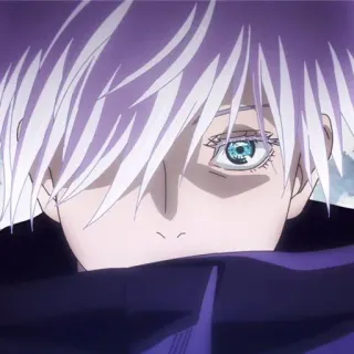 🕸 Satoru Gojo Jujutsu Kaisen Anime, Gojo, Satoru, Jujutsu Kaisen, Karakter, Manga telegram sticker