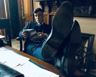 🚬 Thomas Shelby Peaky Blinders Peaky Blinders, Thomas Shelby, Cillian Murphy, TV Show, Drama, crime telegram sticker