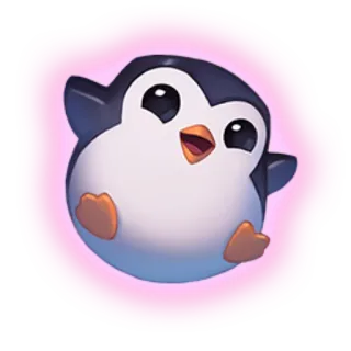 😃 pinguino, carino, animale, cartone animato, uccello, personaggio telegram sticker