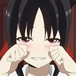😭 Kaguya Shinomiya Kaguya-sama: Love Is War Аниме, Плачущий, Грустный, Кагуя, Кагуя-сама, Любовь это война, Персонаж telegram sticker