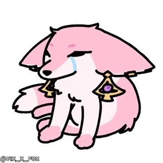 😭 @FoxiFox whatsapp sticker