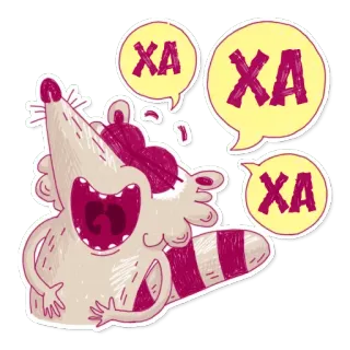 😂 XA
XA
XA แรคคูน, สัตว์, สติกเกอร์, หัวเราะ, การ์ตูน telegram sticker