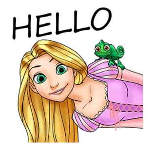 Rapunzel :: @TgSticker whatsapp stickers