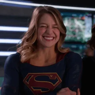 ✨ Supergirl superhero, woman, happy, supergirl, smile, dc comics whatsapp sticker