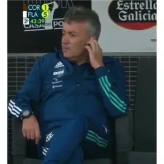 😌 COR 1
FLA 5
2 43:39
CASA do PO football, soccer, score, jeu, sport telegram sticker