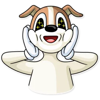 Party Dog whatsapp stickers