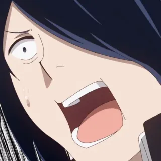 🤬 Ishigami Yu Kaguya-sama: Love Is War 애니메이션, 이시가미, 유우, 카구야님은 고백받고 싶어, 반응, 충격, 밈 whatsapp sticker