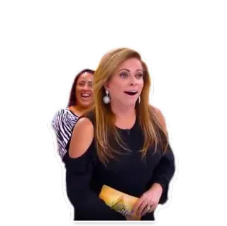 😂 femme, surprise, excité(e), choqué(e), réaction, joyeux/joyeuse telegram sticker