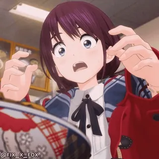 ๐ Konohana Sakuya Love Live! Nijigasaki High School Idol Club anime girl, cute, expressions, sticker, school uniform, Love Live, Nijigasaki, reaction whatsapp sticker