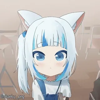 😺 Gawr Gura Hololive whatsapp sticker