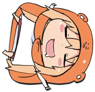 🥧 Umaru Doma Himouto! Umaru-chan Anime, Umaru Doma, Himouto Umaru-chan, Dessin animé, Mignon, Joyeux whatsapp sticker