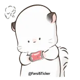 😡 @FarsiSticker lucu, kucing, stiker telegram sticker
