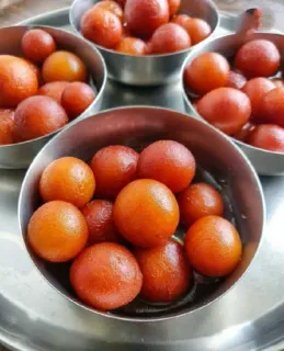🧆 food, dessert, sweet, gulab jamun, Indian food, treat telegram sticker