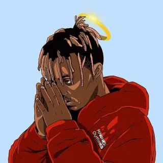🙏 Juice Wrld MAKAVELI OUTHING$, Rapper, Âm nhạc, Nghệ sĩ, Chân dung, Hào quang telegram sticker