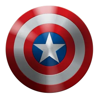 🔥 Captain America Captain America, shield, superhero, marvel, comic book telegram sticker