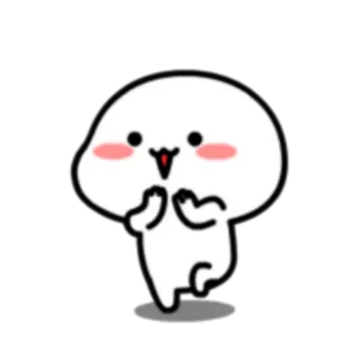 😃 น่ารัก, การ์ตูน, ตัวการ์ตูน, หยด, คาวาอิ telegram sticker