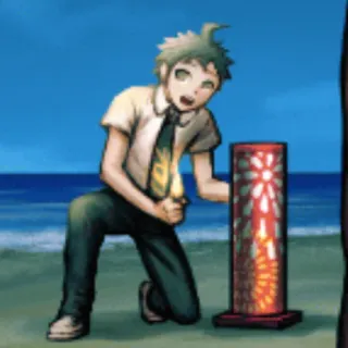 🧨 Hajime Hinata Danganronpa Anime, Mangá, Praia, Danganronpa, Personagem, Hajime Hinata whatsapp sticker