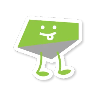 😋 sticker, cartoni animati, kawaii, carino, personaggio, verde, animato telegram sticker
