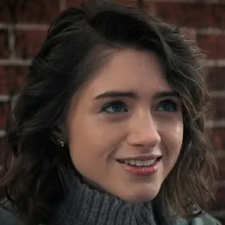 😁 Nancy Wheeler Stranger Things Nancy Wheeler, Stranger Things, Natalia Dyer, character, Netflix, TV show telegram sticker