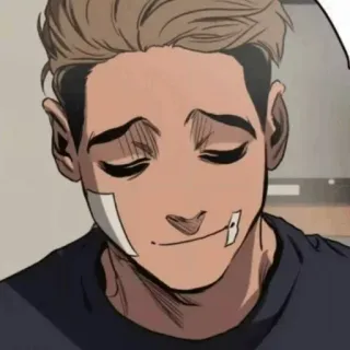 ☺️ Yoon Bum Killing Stalking killing stalking, yoon bum, manhwa, comic telegram sticker