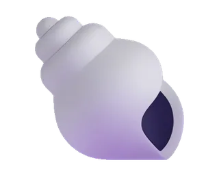 🐚 seashell, shell, ocean, sea, nature, beach telegram sticker