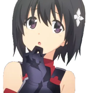 🤨 动漫, 漫画, 女孩, 可爱, 角色, 卡哇伊 telegram sticker