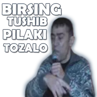 🏺 BIRSING
TUSHIB
PILAKI
TOZALO whatsapp sticker