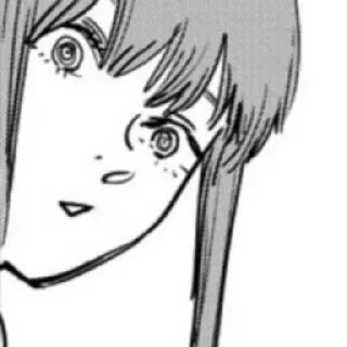 😮 Makima Chainsaw Man anime, manga, chainsaw man, makima, character, fanart, japanese telegram sticker
