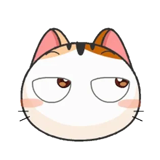 🙄 แมว, การ์ตูน, สติกเกอร์, ตลก, สัตว์, น่ารัก telegram sticker