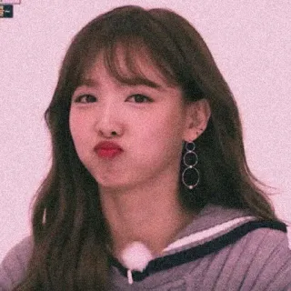 🥺 woman, korean, girl, person, female, beauty, portrait telegram sticker