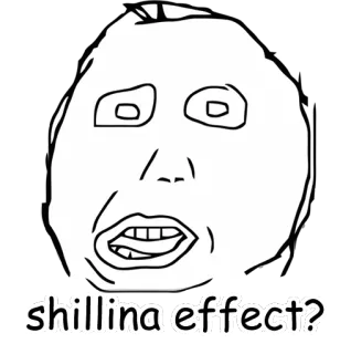 🌚 shillina effect? Мем, Интернет-мем, Комикс, Выражение, Вопрос telegram sticker