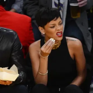 `Beauty Riri. @iamGlitch @OneBeerForUs whatsapp stickers