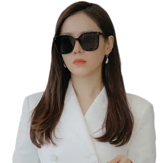 😎 woman, sunglasses, fashion, portrait, celebrity telegram sticker