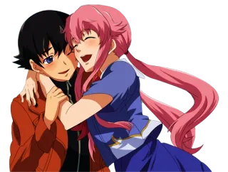 😘 Anime, Knuffel, Koppel, Vriendschap, Romantiek whatsapp sticker