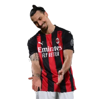 😣 Zlatan Ibrahimović futebol, futebol, esportes, atleta, AC Milan, Zlatan Ibrahimović telegram sticker