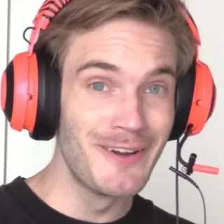🤪 PewDiePie PewDiePie, YouTube, gamer, influencer, celebrity, internet personality telegram sticker
