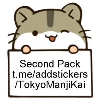🥈 Second Pack
t.me/addstickers
/TokyoManjiKai sticker, chat, pack, telegram whatsapp sticker