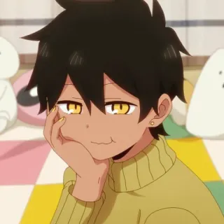 😏 Anime, Karakter, Anak laki-laki, Kartun whatsapp sticker
