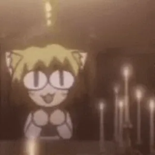 ✅ Neco-Arc Melty Blood neco arc, melty blood, anime, chat, drôle whatsapp sticker