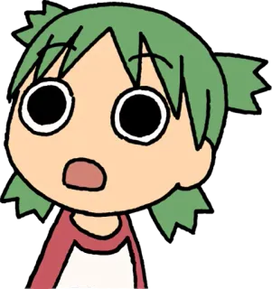 😲 anime, desenho animado, chocado, surpreso telegram sticker